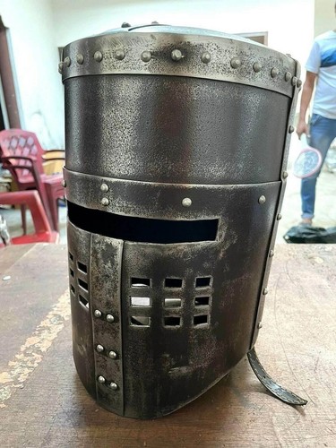 Elmetto medievale larp - elmetto,